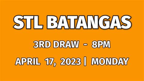 stl result today 8pm|stl batangas result today 8pm.